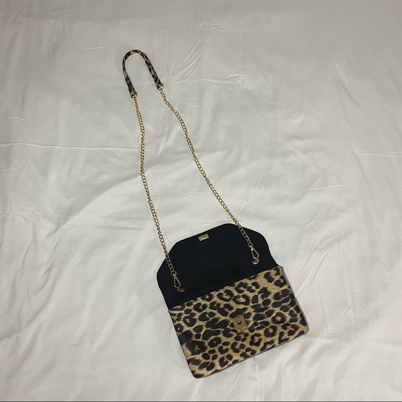 LEOPARD PRINT SOFT SUEDE BAG - Picture 2 of 9